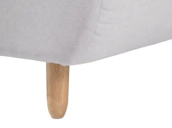 Sohvat<Beliani 4-Istuttava Kulmavuodesohva Kangas Oikeak. Vaaleanharmaa Alsten