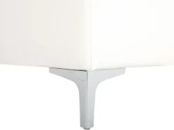 Sohvat<Beliani 4-Istuttava Kulmavuodesohva Ja Rahi Keinonahka Oikeak. Valkoinen Aberdeen