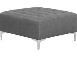 Sohvat<Beliani 4-Istuttava Kulmavuodesohva Ja Rahi Kangas Oikeak. Vaaleanharmaa Aberdeen