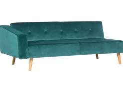 Sohvat<Beliani 4-Istuttava Kulmavuodesohva Sametti Vasenk. Vihrea Vadso