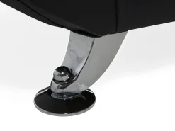 Best Beliani 2-Istuttava Musta Keinonahkainen Sohva Leira