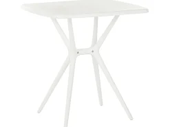 Ulkokalusteet<Beliani 4-Istuttava Mustavalkoinen Muovinen Puutarhakalustesetti Sersale / Camogli