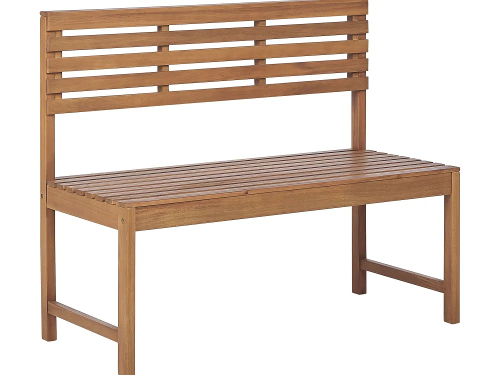 Ulkokalusteet<Beliani 4-Istuttava Parvekesetti Vaalea Akasiapuu Treia