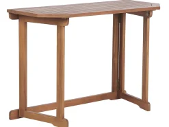 Ulkokalusteet<Beliani 4-Istuttava Parvekesetti Vaalea Akasiapuu Treia