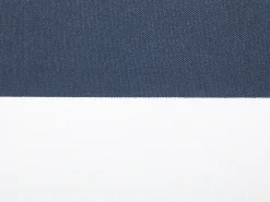 Discount Beliani 8-Istuttava Puutarhapoytasetti Sini-Valkoraidallisilla Pehmusteilla Sassari