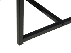 Sale Beliani 6-Istuttava Ruokailuryhma Tumma Puu/Musta Laredo