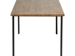 Sale Beliani 6-Istuttava Ruokailuryhma Tumma Puu/Musta Laredo