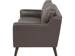 Sohvat<Beliani 3-Istuttava Ruskea Tekonahkainen Sohva Lokka