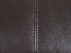 Cheap Beliani 2-Istuttava Saadettava Keinonahkainen Sohva Ruskea Bergen