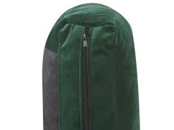 Sohvat<Beliani 3-Istuttava Samettisohva Vihrea Vadstena