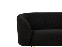 Sohvat<Beliani 2-Istuttava Sohva Buklee Musta Loen