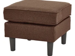 Sohvat<Beliani 3-Istuttava Sohva Ja Rahi Kangas Ruskea Avesta