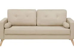 Sohvat<Beliani 2-Istuttava Sohva Kangas Beige Kalmar