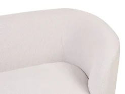 Sohvat<Beliani 2-Istuttava Sohva Kangas Beige/Kulta Loen