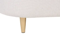 Sohvat<Beliani 2-Istuttava Sohva Kangas Beige/Kulta Loen