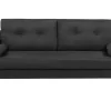 Sohvat<Beliani 2-Istuttava Sohva Kangas Musta Kalmar