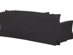 Sohvat<Beliani 3-Istuttava Sohva Kangas Musta Gilja