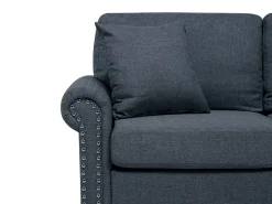 Shop Beliani 2-Istuttava Sohva Kangas Tummanharmaa Otra