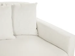 Sohvat<Beliani 3-Istuttava Sohva Kangas Valkoinen Gilja