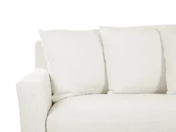 Sohvat<Beliani 3-Istuttava Sohva Kangas Valkoinen Gilja