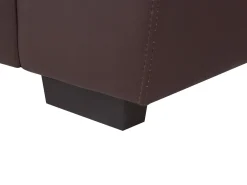 Outlet Beliani 2-Istuttava Sohva Keinonahka Ruskea Vogar