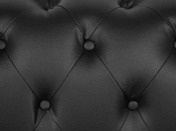 Hot Beliani 2-Istuttava Sohva Musta Vissland