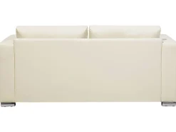 Sohvat<Beliani 3-Istuttava Sohva Nahka Kermanvalkoinen Helsinki