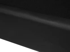 New Beliani 3-Istuttava Sohva Nahka Musta Helsinki