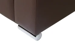 Store Beliani 2-Istuttava Sohva Nahka Ruskea Helsinki