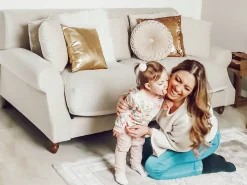 Shop Beliani 3-Istuttava Sohva Sametti Luonnonvalkoinen Eike