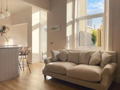 Shop Beliani 3-Istuttava Sohva Sametti Luonnonvalkoinen Eike