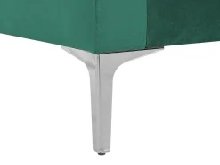 Sohvat<Beliani 3-Istuttava Sohva Sametti Smaragdinvihrea Gavle