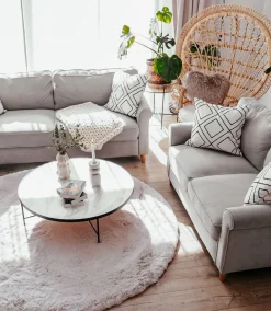 Hot Beliani 2-Istuttava Sohva Sametti Vaalea Beige Ronneby