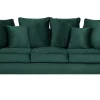 Best Beliani 3-Istuttava Sohva Samettinen Vihrea Bornholm