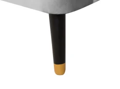 Online Beliani 3-Istuttava Sohva Samettinen Vaaleanharmaa Alsvag