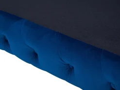 Sohvat<Beliani 3-Istuttava Sohva Samettinen Sininen Sotra