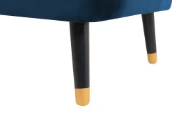 Sohvat<Beliani 3-Istuttava Sohva Samettinen Laivastonsininen Alsvag