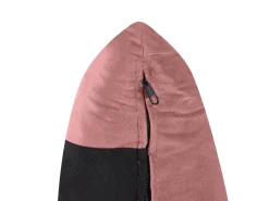 Sohvat<Beliani 3-Istuttava Sohva Samettinen Vaaleanpunainen Maura