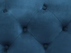 Cheap Beliani 2-Istuttava Sohva Samettinen Sininen Skien