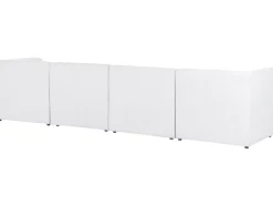 Cheap Beliani 4-Istuttava Sohva Vakosametti Luonnonvalkoinen Lemvig