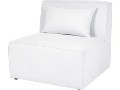 Cheap Beliani 4-Istuttava Sohva Vakosametti Luonnonvalkoinen Lemvig