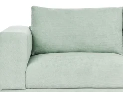 Sohvat<Beliani 3-Istuttava Sohva Vakosametti Mintunvihrea Nivala