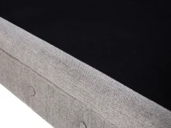 Store Beliani 4-Istuttava Sohvaryhma Kangas Vaaleanharmaa Chesterfield