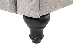 Store Beliani 4-Istuttava Sohvaryhma Kangas Vaaleanharmaa Chesterfield