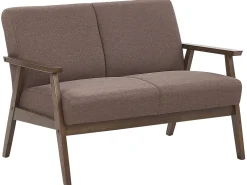 Sohvat<Beliani 6-Istuttava Sohvaryhma Kangas Ruskea Asnes