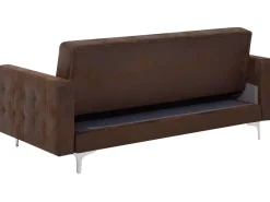 Sohvat<Beliani 5-Istuttava Sohvaryhma Keinonahka Ruskea Aberdeen