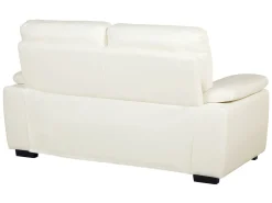 Sohvat<Beliani 5-Istuttava Sohvaryhma Keinonahka Kermanvalkoinen Vogar