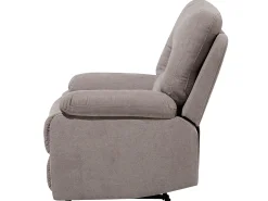 Sohvat<Beliani 6-Istuttava Sohvaryhma Manuaalisesti Saadettava Kangas Ruskeanharmaa Bergen