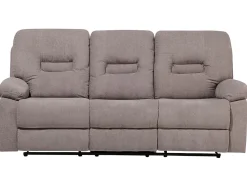 Sohvat<Beliani 6-Istuttava Sohvaryhma Manuaalisesti Saadettava Kangas Ruskeanharmaa Bergen