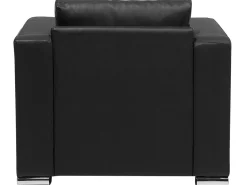 Outlet Beliani 6-Istuttava Sohvaryhma Nahka Musta Helsinki